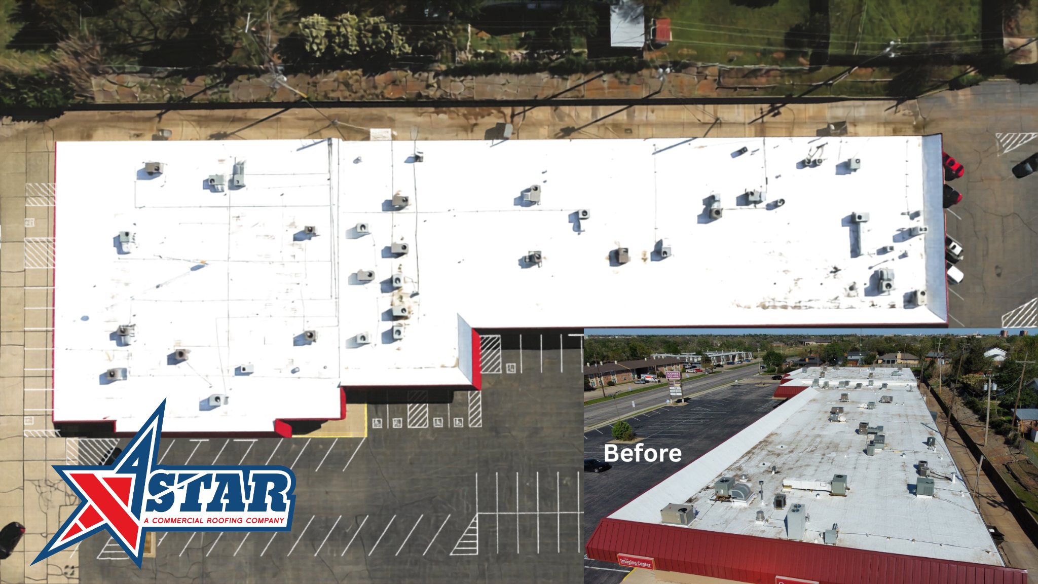 Commercial roofing project