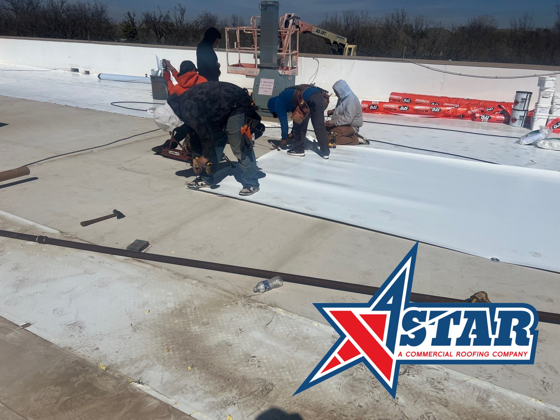 Roofing maintenance inspection