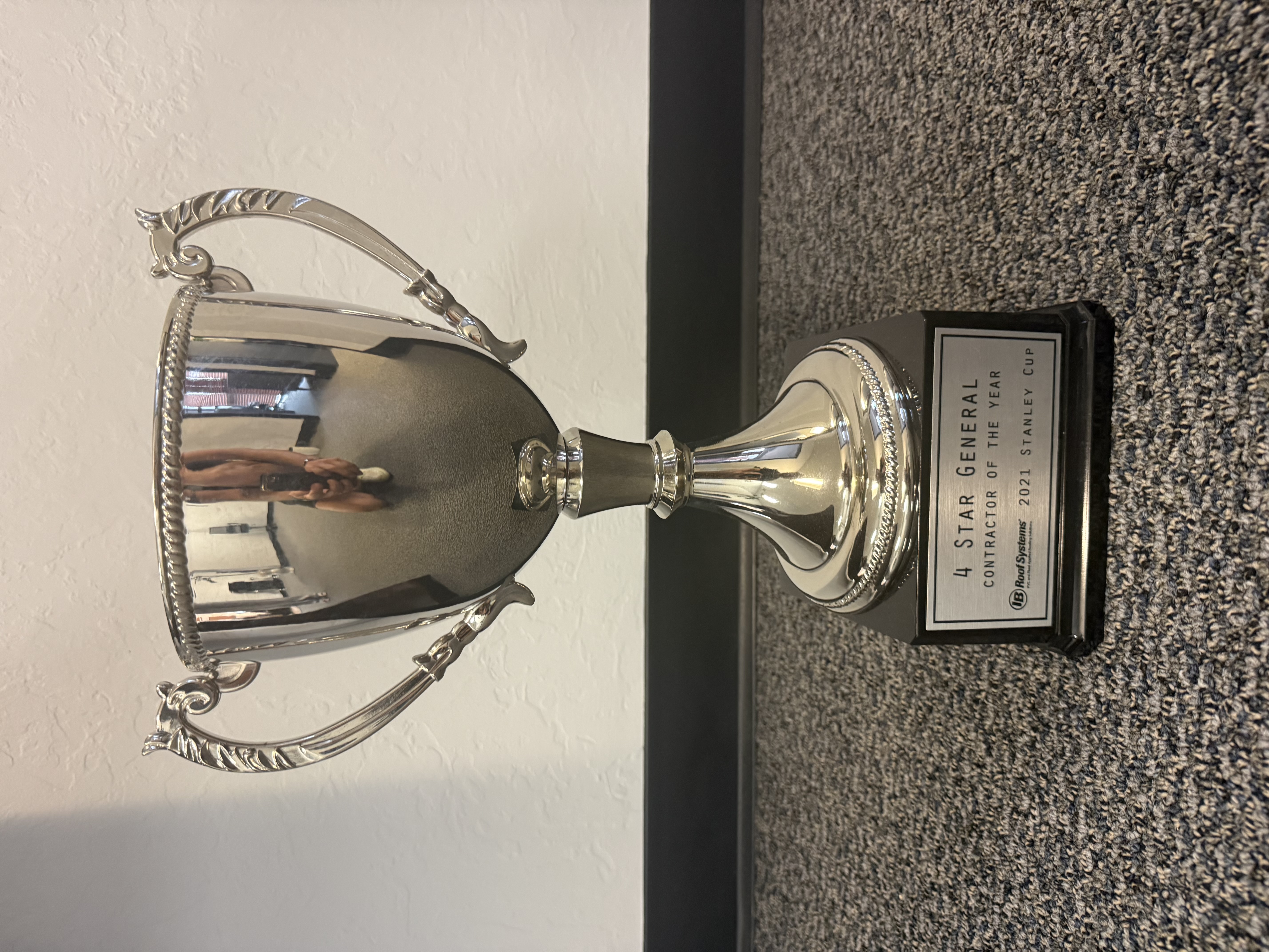 IB Roof Systems Contractor of the Year - 2021 Stanley Cup