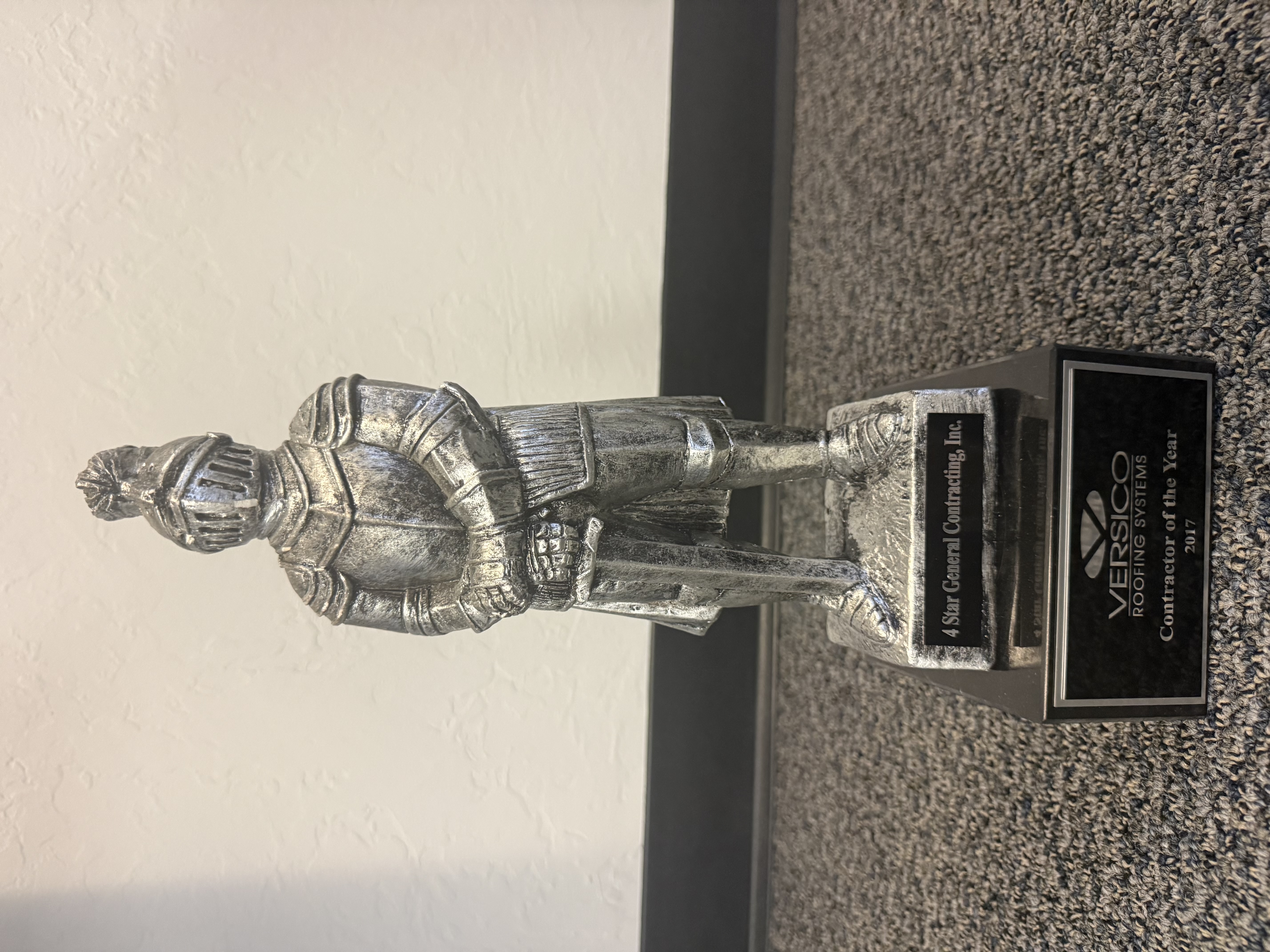 Versico Roofing Systems Contractor of the Year 2017